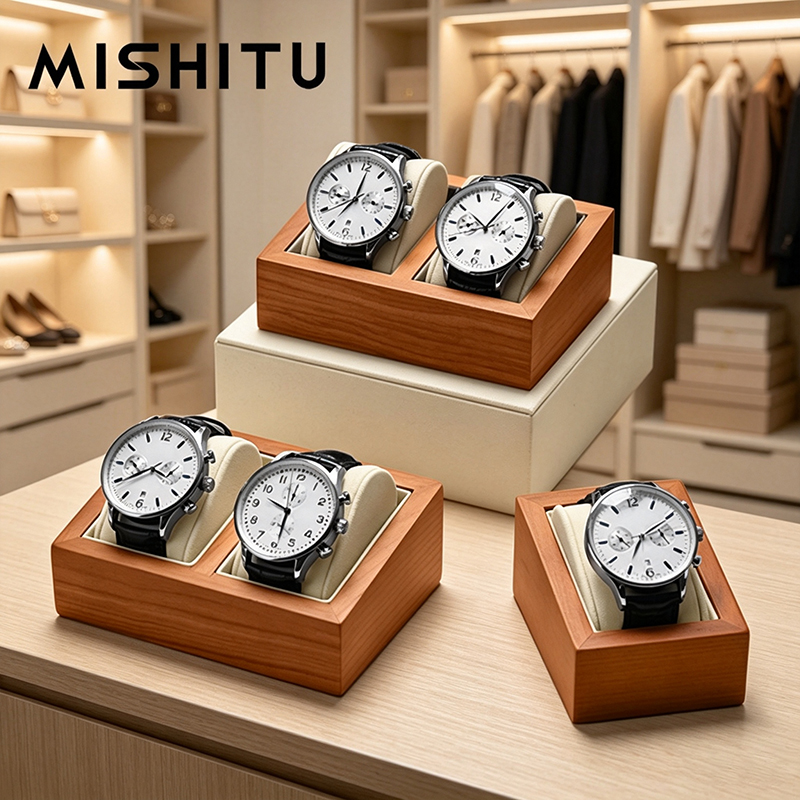 Watch Display Box - MISHITU Scatola Porta Orologi in Legno