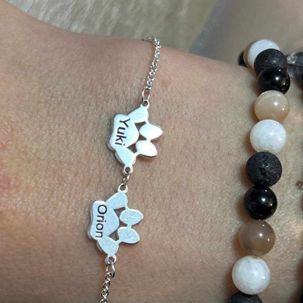 Anklet Foot Chain - Cavigliera Personalizzata con Impronta di Zampa
