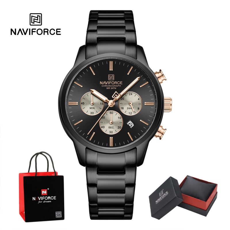 Watch Display Box - Orologio da Polso NAVIFORCE per Uomo,