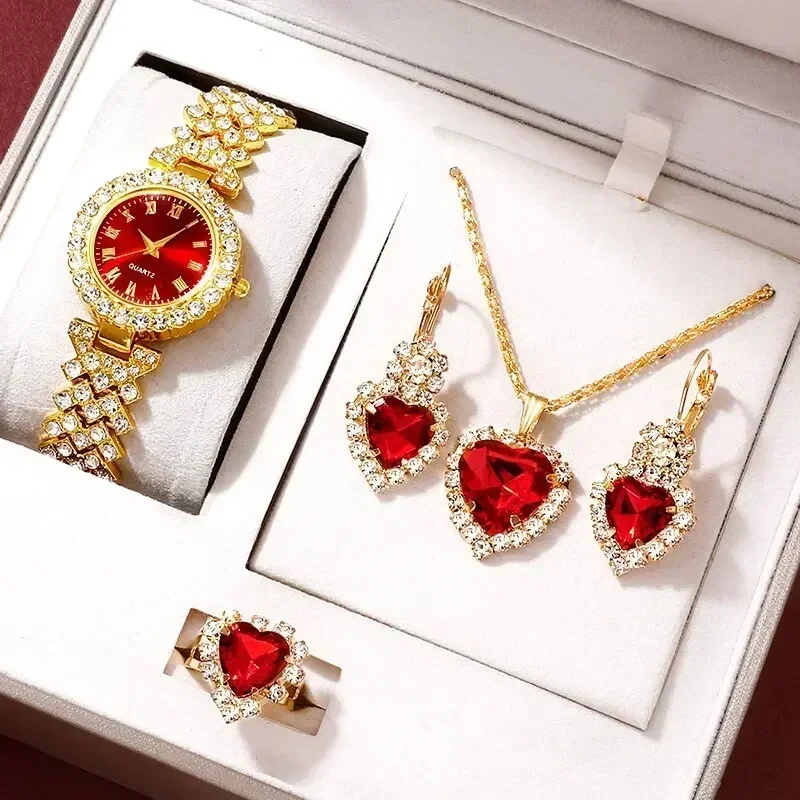 Mystery Jewelry Jar Watches - Orologio di lusso dorato da donna
