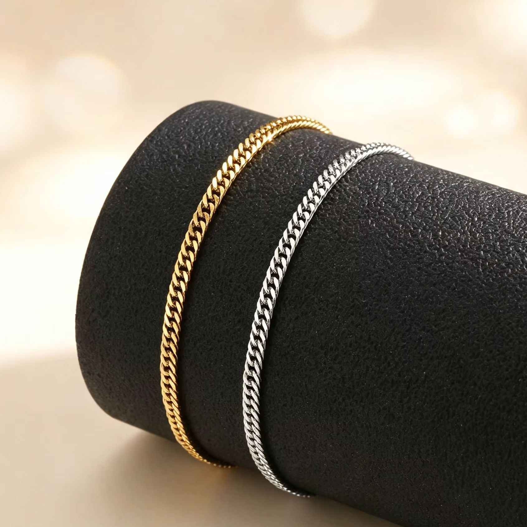 Jc Jewelry & Watches Reviews - Cavigliera sottile cubana da donna, catena