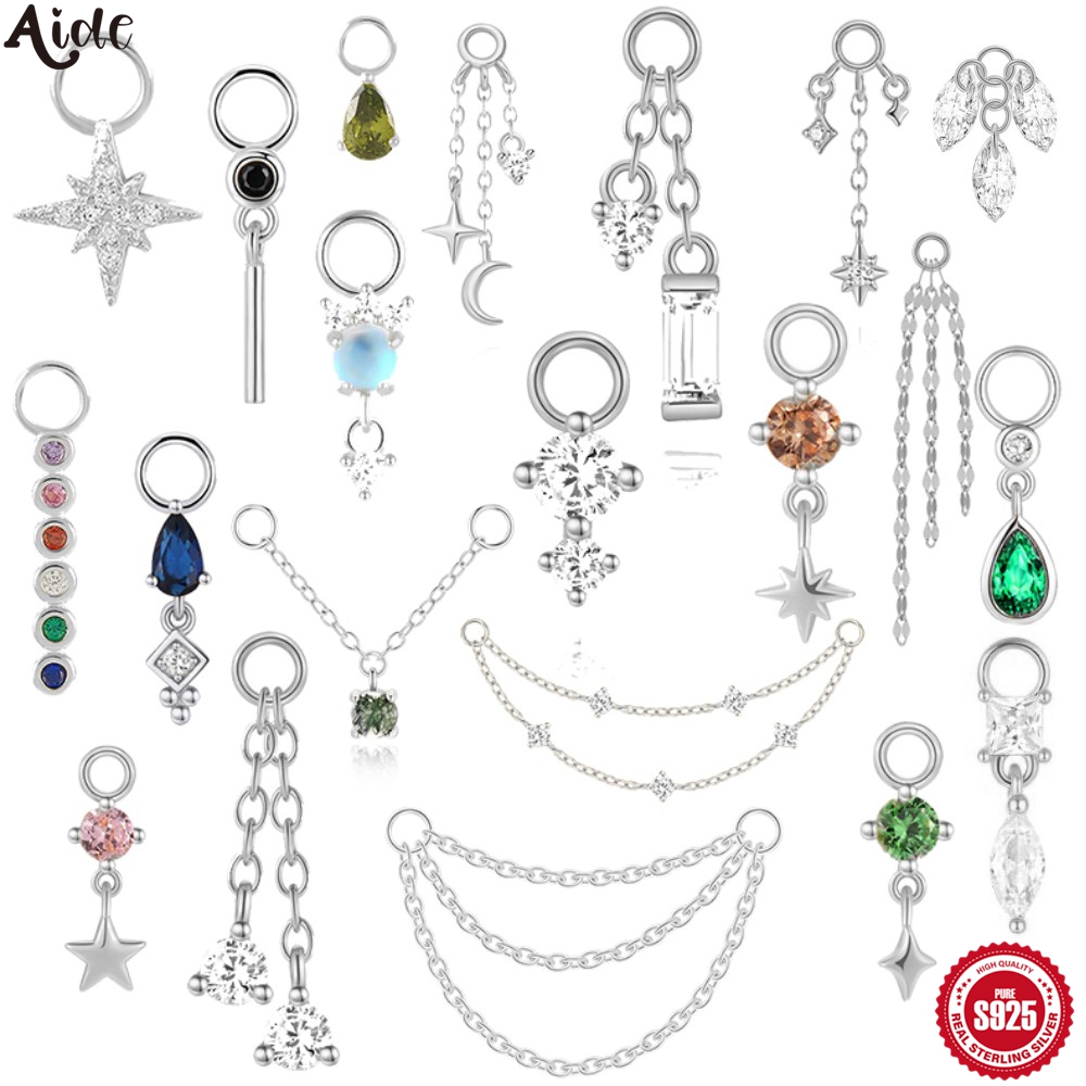 Opal Earrings Dangle - Aide Ciondoli con nappa Ciondolo opale