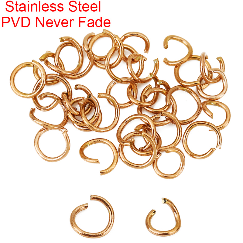 Gold Plated Ring - 100 pezzi di anelli aperti in