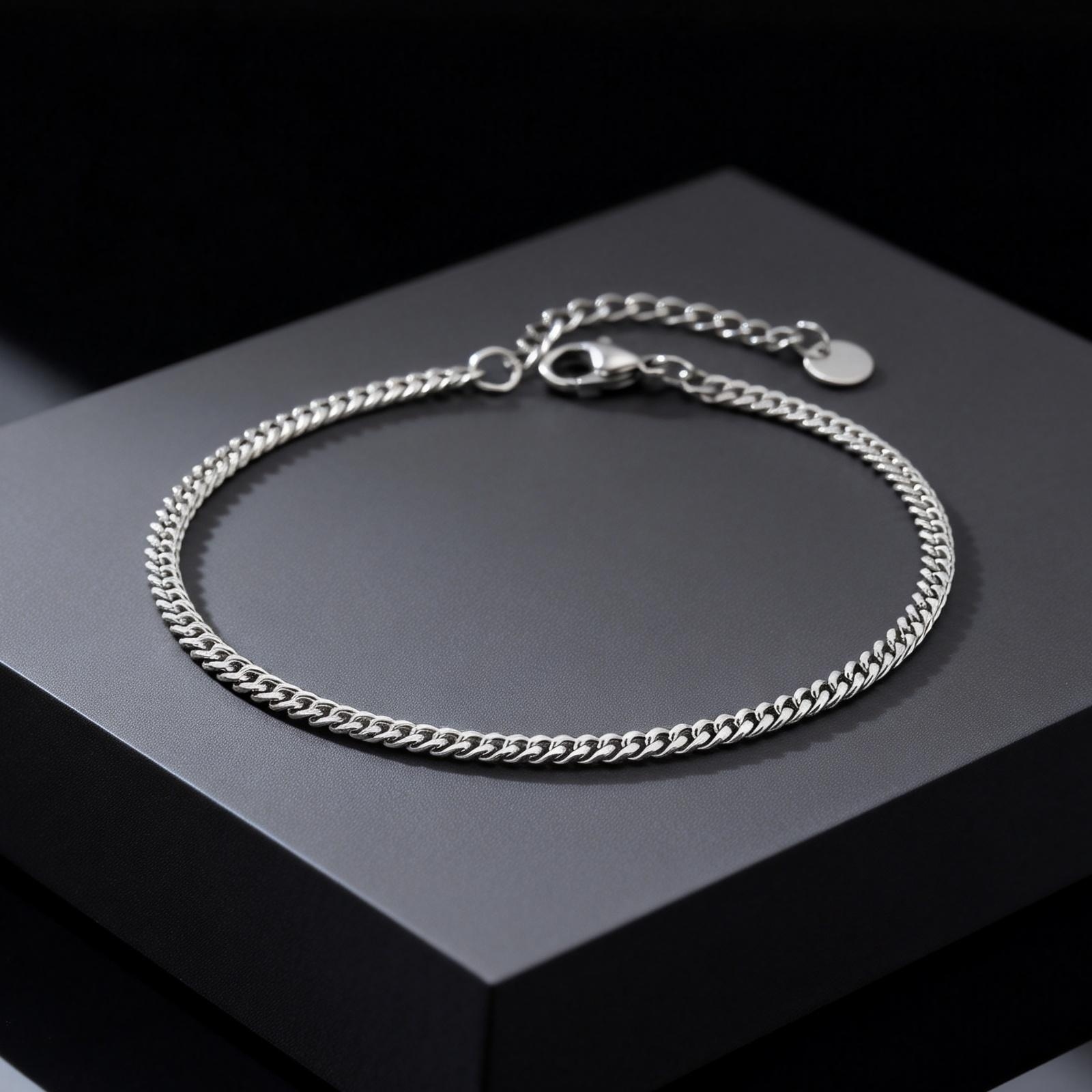 Cavigliera Minimalista in Acci - Jc Jewelry & Watches Reviews recensione e prezzo