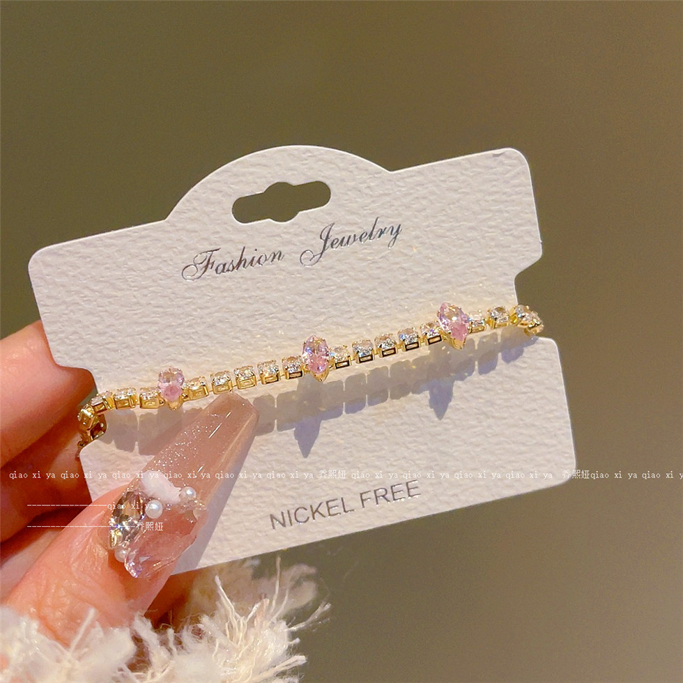 Braccialetti con zirconi rosa  - Best Jewelry Watches For Women recensione e prezzo