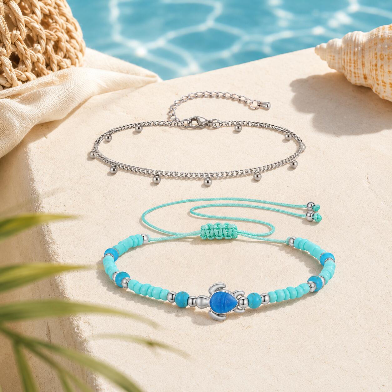 Set di Cavigliere in Acciaio I - Jc Jewelry & Watches Reviews recensione e prezzo
