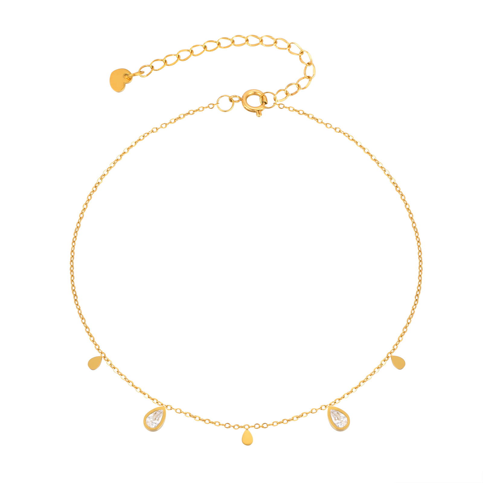 Cavigliera delicata con zircon - Jc Jewelry & Watches Reviews recensione e prezzo