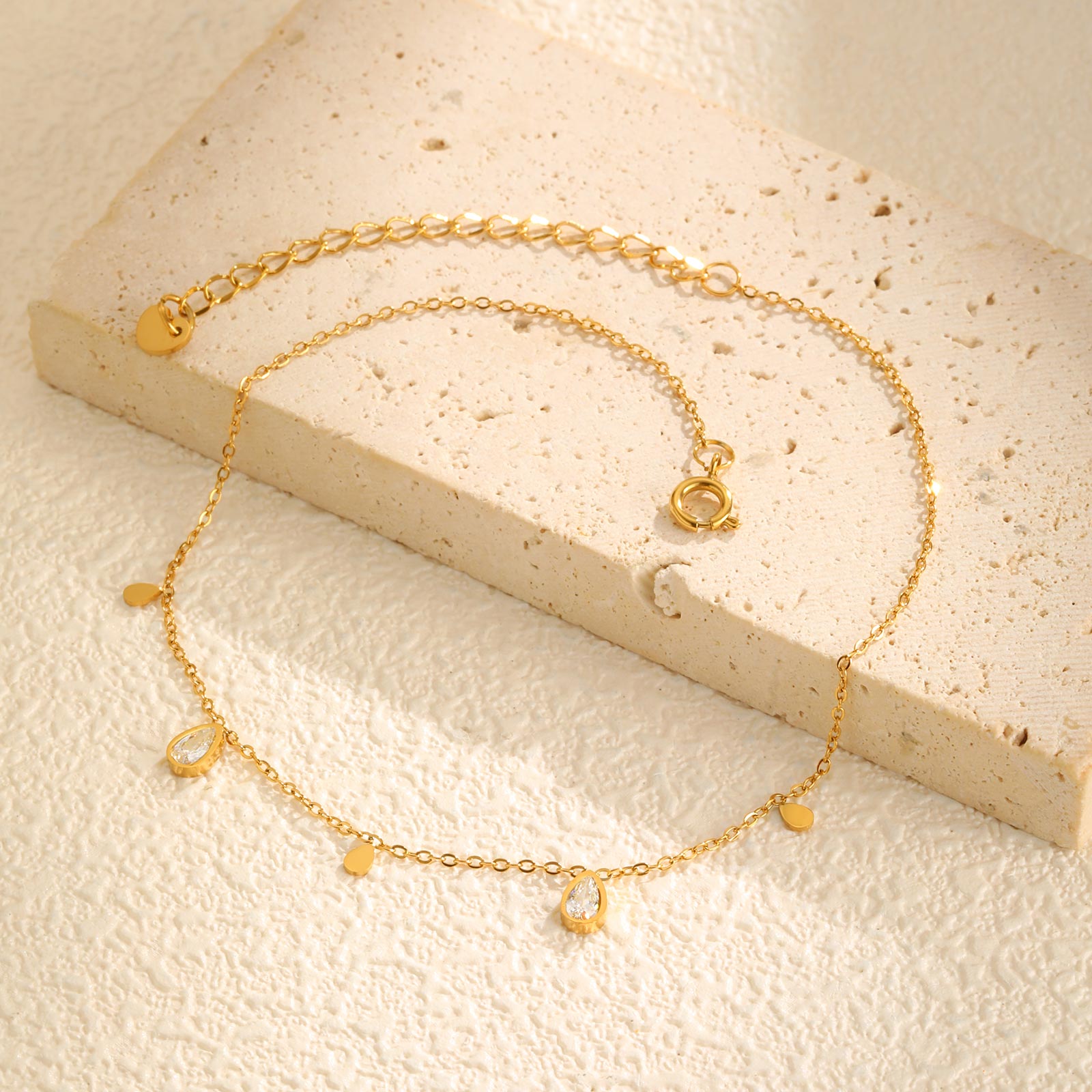 Cavigliera delicata con zircon - Jc Jewelry & Watches Reviews recensione e prezzo
