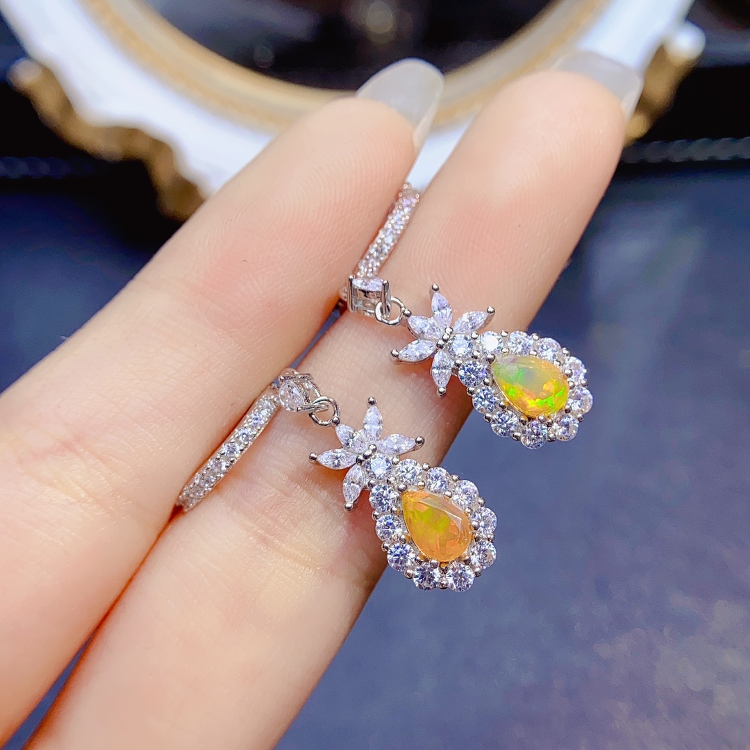Orecchini pendenti lunghi pend - Opal Earrings Dangle recensione e prezzo