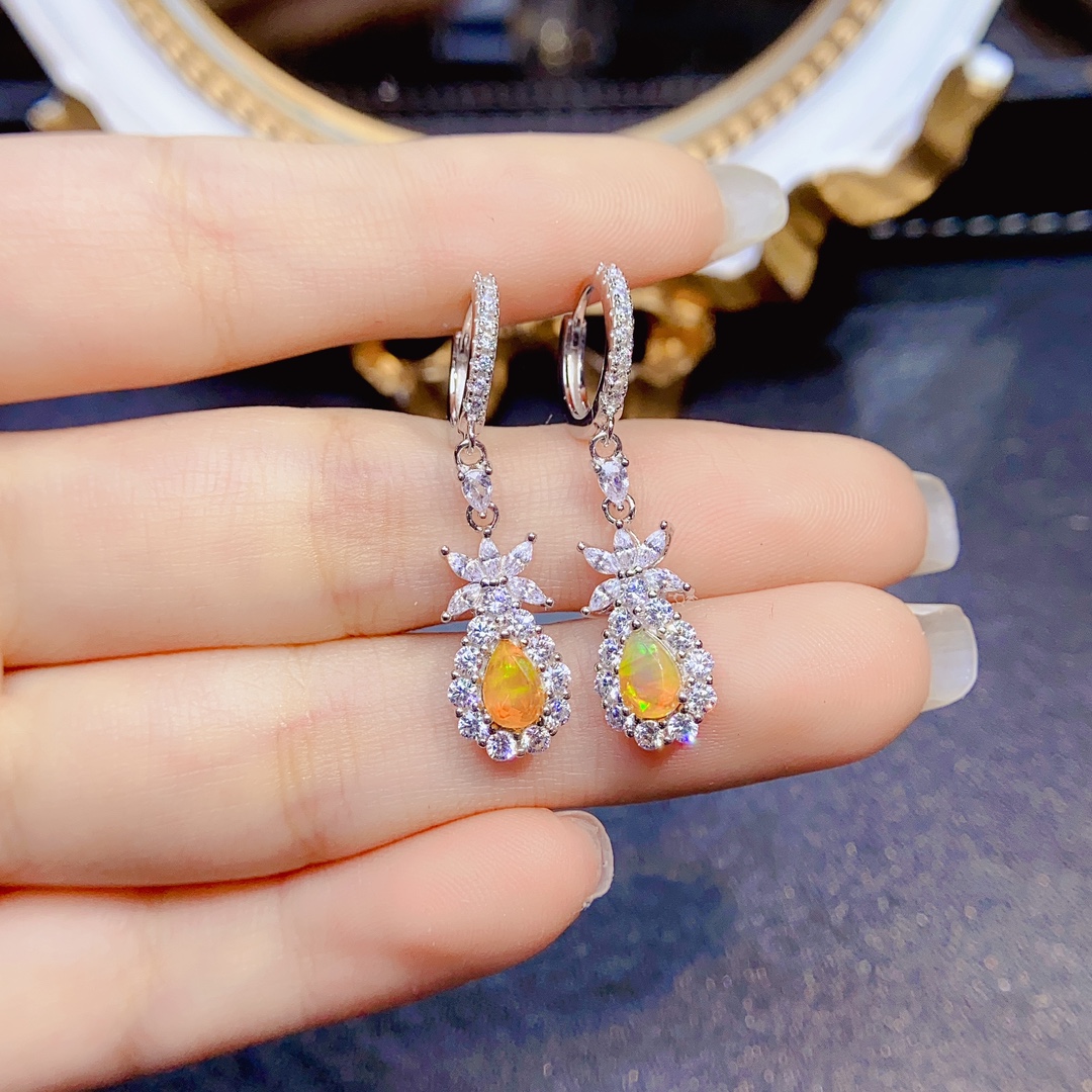 Orecchini pendenti lunghi pend - Opal Earrings Dangle recensione e prezzo