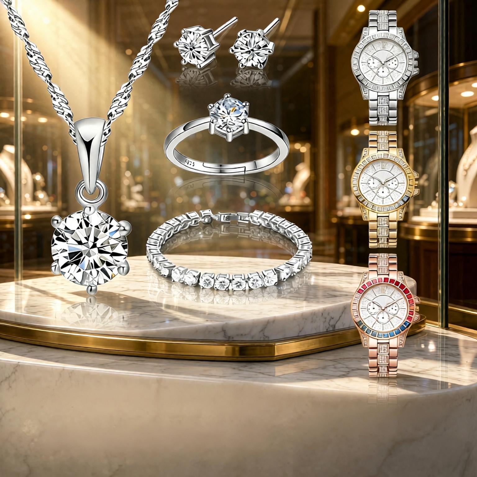 Set di Gioielli di Lusso in Ar - Best Jewelry Watches For Women recensione e prezzo