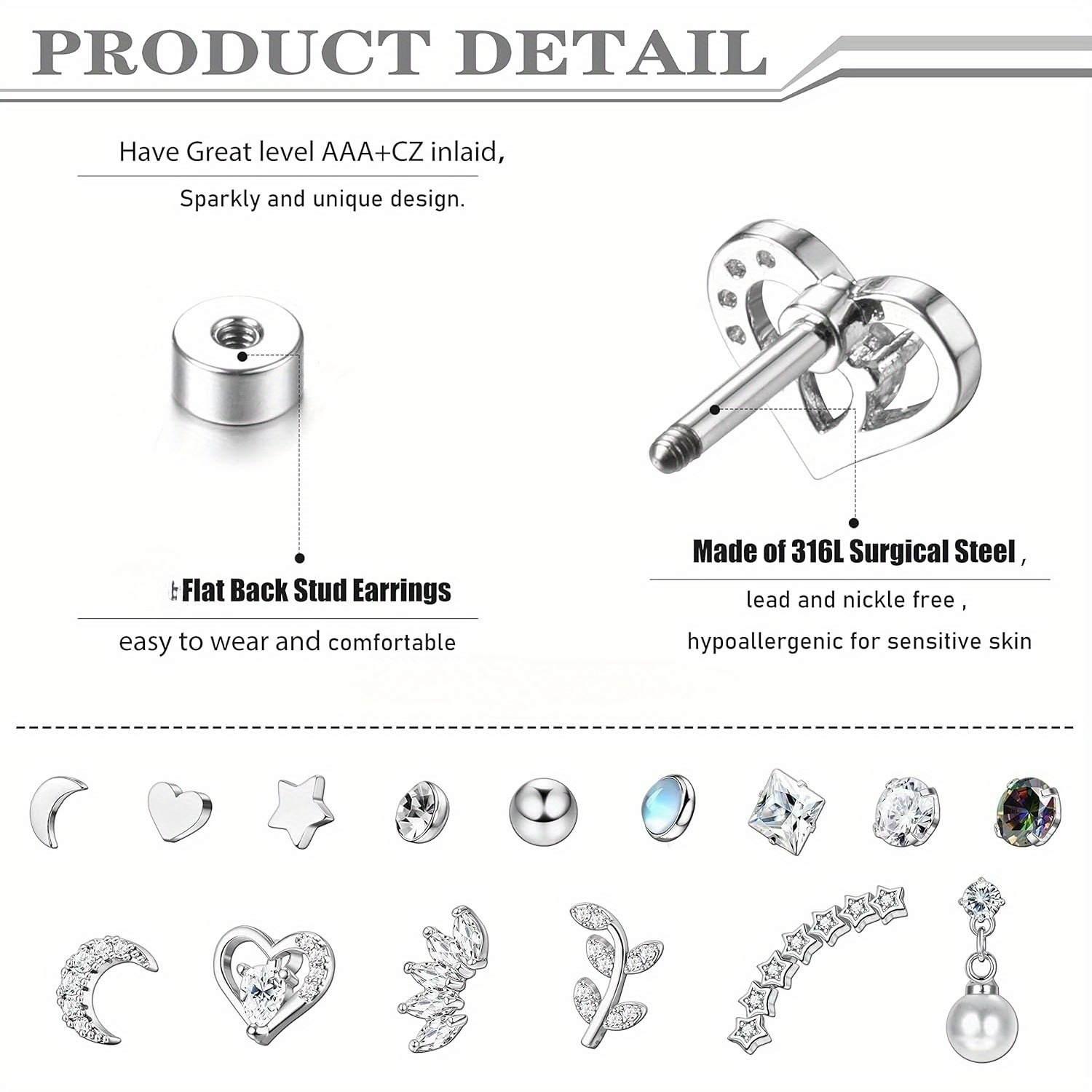 Drperfect Orecchini a bottone  - Opal Earrings Dangle recensione e prezzo