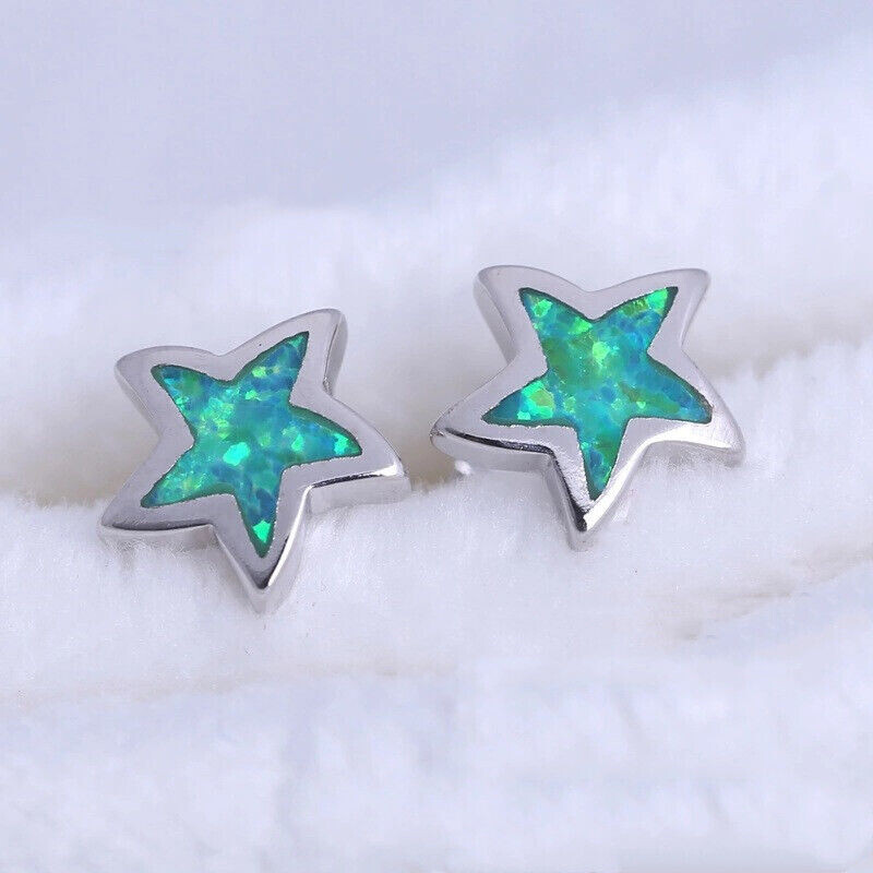 1 paio di orecchini a bottone  - Opal Earrings Dangle recensione e prezzo