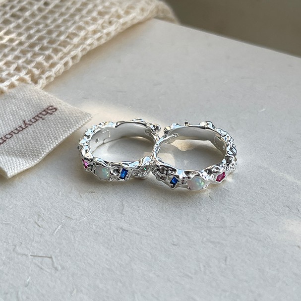 Orecchini a cerchio opale in a - Opal Earrings Dangle recensione e prezzo