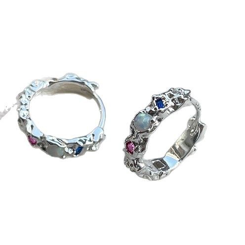 Orecchini a cerchio opale in a - Opal Earrings Dangle recensione e prezzo