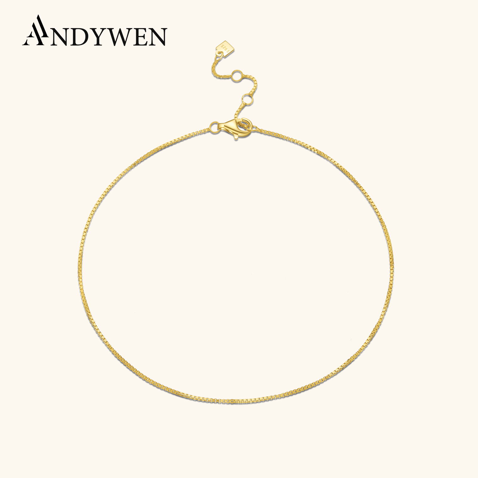 ANDYWEN 925 Sterling Silver Go - Anklet Foot Chain recensione e prezzo