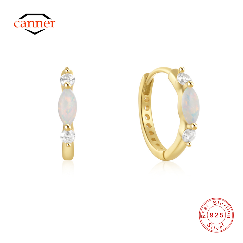 CANNER Orecchini a cerchio cla - Opal Earrings Dangle recensione e prezzo