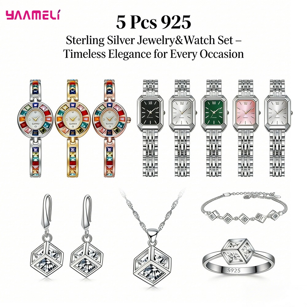 Set di Lusso in Argento Sterli - Best Jewelry Watches For Women recensione e prezzo