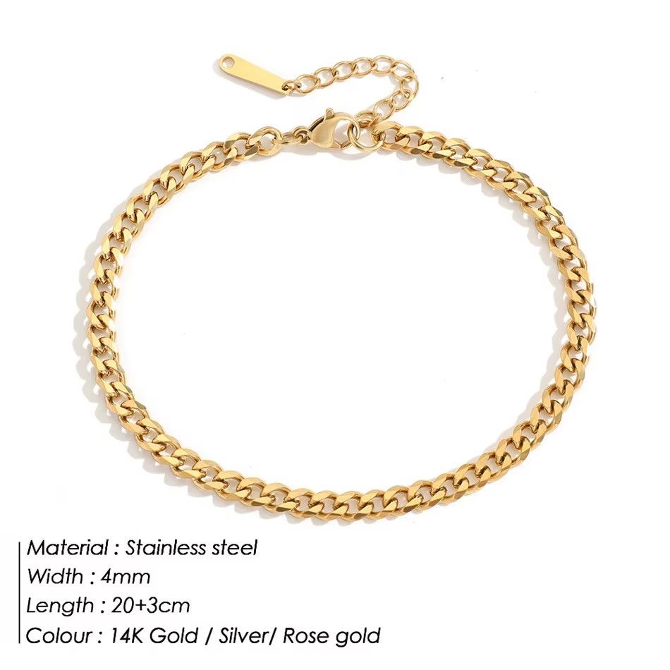 Cavigliere a catena cubana sem - Anklet Foot Chain recensione e prezzo