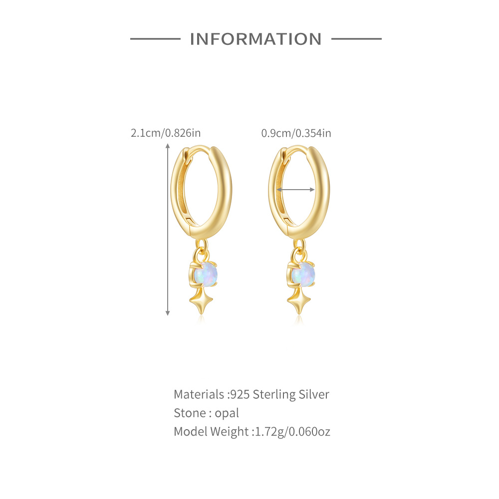 ROXI Opale Bianco Goccia Orecc - Opal Earrings Dangle recensione e prezzo